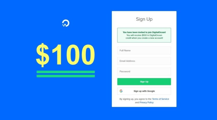 Cara Mendapatkan Free $100 Credit DigitalOcean